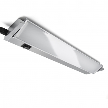 SO-TECH® LED Unterbauleuchte Alessia 350 - 910 mm mit diffuser Scheibe - ohne störende Lichtpunkte