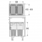 Preview: Wäschebehälterauszug Laundry Carrier 450 mm Schrankauszug mit 2 x 33l Wäschekörben (weiß  /  blau) Hailo 3270461