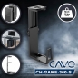 Mobile Preview: CAVO Unterbau PC-Halterung CH-GAME-360 mit 360-Grad Schwenkfunktion, Tragfähigkeit bis 15 kg