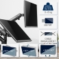 Preview: CAVO Motion 17-32 Zoll mit USB Anschluss 2-armige schwenkbare Monitorhalterung