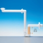 Preview: Raumspar-Siphon, 32 - 40 mm, weiß, Ablaufgarnitur für Küche und Bad