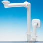 Preview: Raumspar-Siphon, 32 - 40 mm, weiß, Ablaufgarnitur für Küche und Bad
