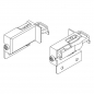 Preview: 1 Paar Schrankaufhänger 200 Kg 3D-Verstellung Metallausführung f. Hängeschrank