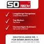 Preview: Türdrückergarnitur THORE Edelstahl SS304 mit Flachrosetten und magnetischer Cliptechnik, Buntbart, Profilzylinder, WC