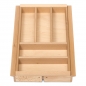 Preview: ORGA-BOX® III Buche Besteckeinsatz ausziehbar 40 - 60 cm 5 - 7 Fächer für Nobilia ab 08.2012, Pronorm und Brigitte Küchen
