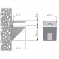 Preview: Regal- / Glasbodenträger KALABRONE MINI für 5 - 10 mm Bodenstärke 