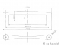 Preview: Möbelgriff JOLINA II BA 160 mm Chrom matt