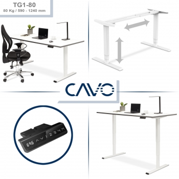CAVO elektrische höhenverstellbare Tischgestelle