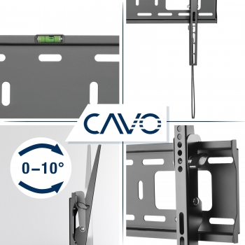 CAVO TV-Wandhalterung 37 - 70 Zoll neigbar