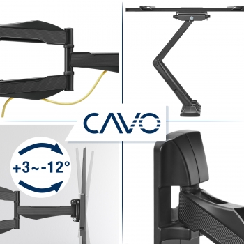 CAVO Motion 32 - 55 Zoll schwenkbare TV-Wandhalterung