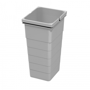 Ninka eins2vier Bodenplatte für Korpusbreite 450 mm alugrau passend für Blum Tandembox Abfalltrennsystem Abfall von SO-TECH® 332 x 473,5 mm