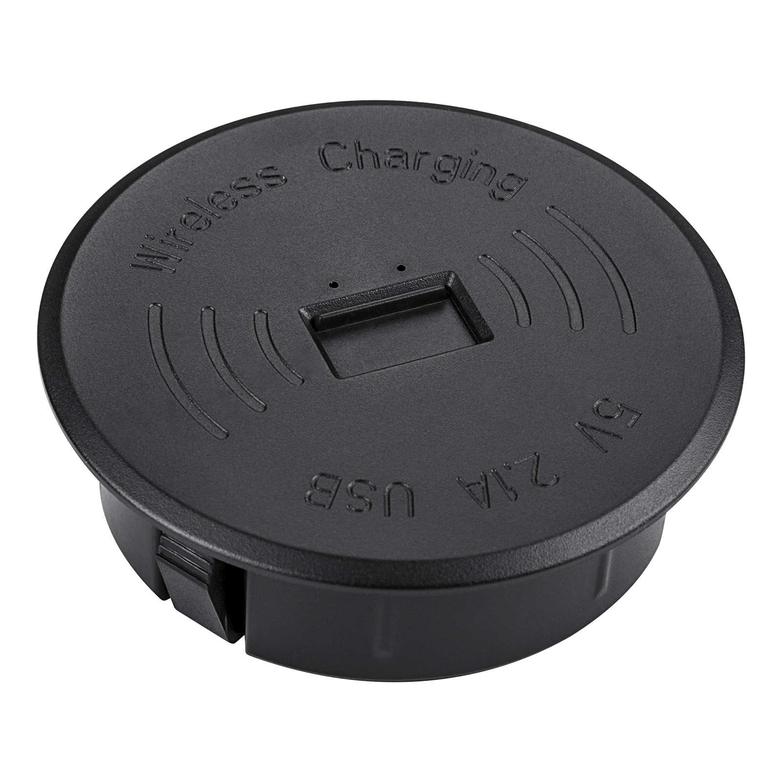 Yoyaxi 360° Rotation, elektromagnetische Induktion Wireless Charger (1-tlg.,  Stylischer dunkel schwarzer Auto-Handyhalter)