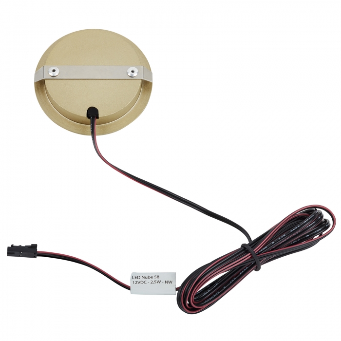 LED Möbeleinbauleuchte NUBE 2,5W / 12V /  warmweiß / neutralweiß inkl. 15W Transformator