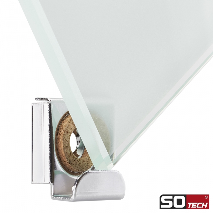 1 Set Spiegelklammern für ungerahmte Spiegel inkl. Befestigungsmaterial